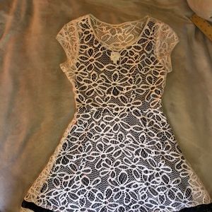 Anthropologie Weston Wear Ivory Lace dress XS